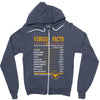 Virgo Facts Zodiac Zipper Hoodie