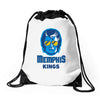 memphis kings Drawstring Bags
