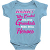 nanny was created because grandkids t shirt Baby Onesie