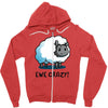 ewe crazy Zipper Hoodie