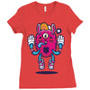 all seeing bunny Ladies Fitted T-Shirt