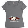 Excuse Me is it January yet? Baby Boy Women's Triblend Scoop T-shirt