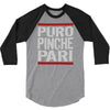 puro pinche pari funny 3/4 Sleeve Shirt
