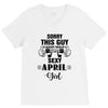 sorry this guy is already taken by a super sexy  april girl V-Neck Tee