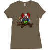 halloween clown Ladies Fitted T-Shirt