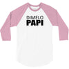 dimelo papi nicky jam reggaeton regueton  black 3/4 Sleeve Shirt