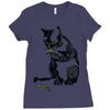 radioactive cat Ladies Fitted T-Shirt