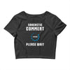 sarcastic comment loading Crop Top