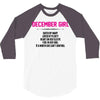December Girl Hated By Many 3/4 Sleeve Shirt