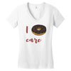 i donut care Women's V-Neck T-Shirt