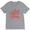 just keep going V-Neck Tee