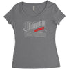 design district Women's Triblend Scoop T-shirt