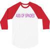 ass of spades 3/4 Sleeve Shirt