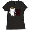 purr evil Ladies Fitted T-Shirt