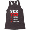 Sex Yes Please Racerback Tank