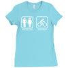 problem solved Ladies Fitted T-Shirt