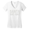 santa bae bae Women's V-Neck T-Shirt
