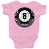 8ball skull Baby Onesie