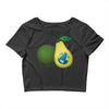 vegan world Crop Top