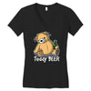 teddy beer Women's V-Neck T-Shirt