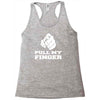 pull my finger Racerback Tank