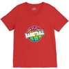 neon basketball V-Neck Tee