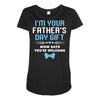I'm Your Father's Day Gift Mom Says You're Welcome Baby Boy Maternity Scoop Neck T-shirt