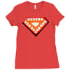 nwt iron man classic heart core glow in dark marvel Ladies Fitted T-Shirt