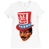 eye of the tiger man Ladies Fitted T-Shirt
