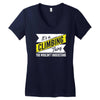 climbing thing wouldn't understand Women's V-Neck T-Shirt
