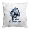 muscle shark its summer time Throw Pillow