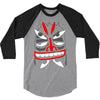 addict x mysterious al mask 3/4 Sleeve Shirt