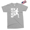 new year, new me running fitness Exclusive T-shirt