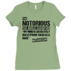 The Notorious Ladies Fitted T-Shirt