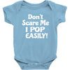 don't scare me Baby Bodysuit