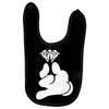 cartoon hands holding diamond Baby Bibs