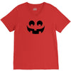 halloween pumpkin face V-Neck Tee