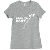 born to dart pfeil arrow bullseye triple double 180 club profi Ladies Fitted T-Shirt