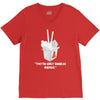 they're only noodles V-Neck Tee