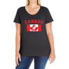 Canada Ladies Curvy T-Shirt