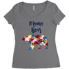 mama bear floral Women's Triblend Scoop T-shirt