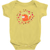 happy space fox   porky roebuck Baby Bodysuit