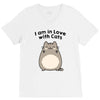 i am in love with cats V-Neck Tee