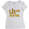 Lil Sister Women's Triblend Scoop T-shirt