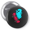 radical ghost Pin-back button