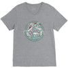 angry bulldog V-Neck Tee