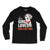 This Girl Loves Her Dalmatian Long Sleeve Shirts