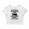 motorrad papa Crop Top