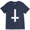 wasted youth inverted cross indie geek swag funny V-Neck Tee