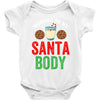 working on my santa body Baby Bodysuit
